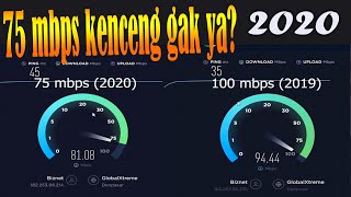 75 mbps KENCENG PARAH   REVIEW BIZNET [upl. by Talia354]