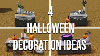 4 Halloween Decoration Ideas  Welcome To Bloxburg [upl. by Anette]