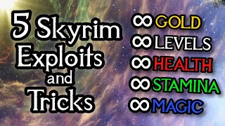 How to become a GOD in Skyrim using exploits glitches and tricks 2022 [upl. by Gargan]