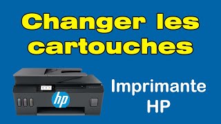 Comment changer les cartouches d’encre d’une imprimante HP  🖨️ [upl. by Conlee]