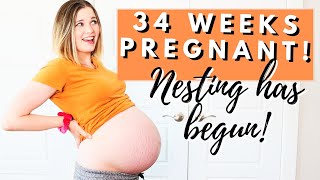 34 WEEKS PREGNANT  The Nesting Instinct is SO Real [upl. by Ofloda]