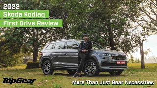 2022 Skoda Kodiaq  More Than Just Bear Necessities  First Drive Review [upl. by Yrailih]