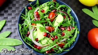 Rocket Salad How to make delicious Arugula salad Healthy Salad Recipe [upl. by Llovera891]