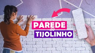 CURSO ONLINE DE COMO FAZER REVESTIMENTO E PAREDE DE TIJOLINHO [upl. by Barbey]