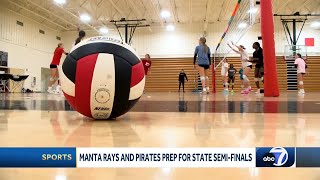 Lemon Bay Port Charlotte prep for volleyball state semifinals [upl. by Leverett558]