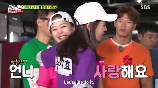 Spartace moments song ji hyo and kim jong kook part6 🤣 [upl. by Utta]