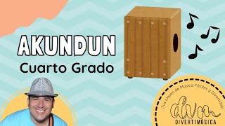 🎵Sesión 6  Akundun Mickie Gonzales  Cuarto Grado  Cajón Peruano  Divertimúsica [upl. by Adnolehs2]