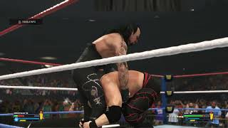 Kane vs Undertaker  AI v AI  WWE 2K24 [upl. by Eeroc]