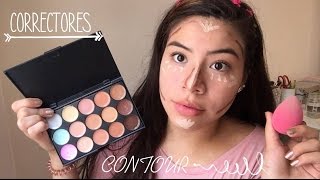 COMO USAR LA PALETA DE CORRECTORES Y CONTOUR  sorteo❤️  Sandra Felipa [upl. by Breech883]