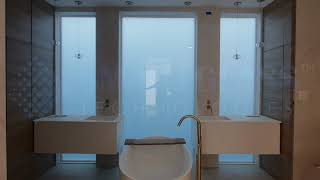 Switchable Smart Glass for Residential Bathroom in New Jersey [upl. by Eniamsaj]