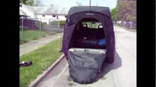 2001 Pontiac Aztek Tent Set up  How to  Instructions Camping [upl. by Casteel]