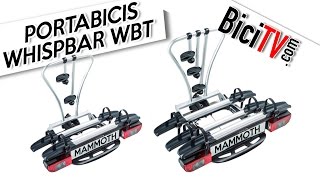 El mejor portabicicletas para bola de remolque Whispbar WBT [upl. by Newby794]