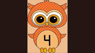 Learn Numbers 020 with Orange Owl Flashcards  Fun Counting Game for Preschool amp Kindergarten [upl. by Lail]