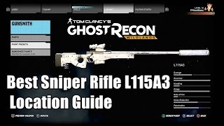 Ghost Recon Wildlands Best Sniper Rifle Gun L115A3 Location [upl. by Sylvan]