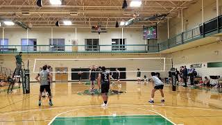 CCSUMVB A Vs Lasell University Semifinal At Nichols College Preseason Tournament 111024 [upl. by Seabury392]