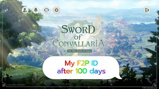 Sword of Convallaria  My F2P ID after 100 days [upl. by Aneel]