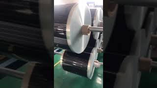 Graphene carbon heating film PTC under flooring heating film China supplierWhatsapp 8615081104408 [upl. by Freda]