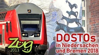 DoppelstockZüge in Niedersachsen und Bremen  Die DOKU  2018  Zug2013 [upl. by Alehc765]