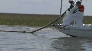 CNN Closer look at Gulf oil spill cleanup [upl. by Annahsad124]