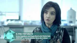 Elvira Fortunato  5 MINUTOS COM UM CIENTISTA [upl. by Lomax]