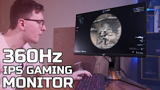 Asus PG259QNR Review  360Hz GAMING MONITOR  TechteamGB [upl. by Pavior293]