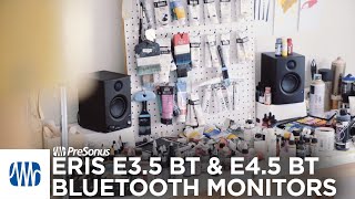 PreSonus Eris Bluetooth Monitors E35 BT and E45 BT [upl. by Atilrep]