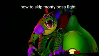 how to skip monty boss this ways no longer works [upl. by Kinnie]