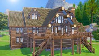 Lets Build a Lakeside Cabin in The Sims 4 Part 1 [upl. by Madancy]