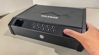 Holewor Biometric Safe  How it WORKS Setting up Fingerprint [upl. by Pass]