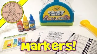 Crayola Marker Maker Kit  Create Custom Colors amp Make Your Own Markers [upl. by Nilecoj327]