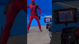 Deadpool and Wolverine opening credits behind the scenes 😂 nsync [upl. by Aynahs]