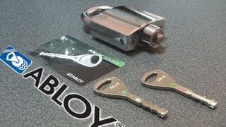 Обзор распаковка навесного замка с защитой от пыли и влаги ABLOY PLM 330340350 [upl. by Finah]