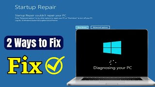 How to Fix Windows Stuck on Diagnosing Your PC  Laptop stuck on quotDiagnosing your PCquot [upl. by Llenyaj]