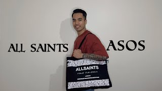 The Ultimate Mens Fashion Haul Unveiling ASOS and ALL SAINTS [upl. by Annahsar216]