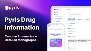 How to Use Drug Summaries In Pyrls [upl. by Artinahs]