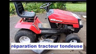 tracteur tondeuse MTD vidéo n°8 [upl. by Eidahs]