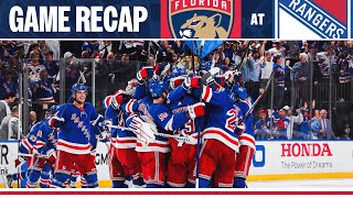 GAME HIGHLIGHTS  ECF G2 New York Rangers vs Florida Panthers 52424 [upl. by Oilegor945]