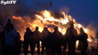 Das Biikefest 2016 auf Sylt [upl. by Soalokcin]