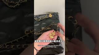 REAL VS SUPER FAKE COMPARISON  CHANEL 22S TOTE BAG REVIEW [upl. by Annoel]