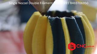 Single nozzle Dual color 3D printing [upl. by Atinor879]