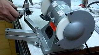 大千針車 Tsieh LI Machine ESS100 磨剪刀機 Scissors Grinding Machine [upl. by Halivah]