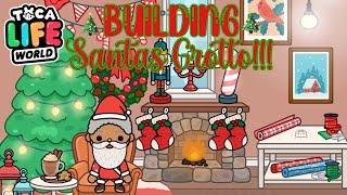 Building Santa’s Grotto In Toca Life World 🌍🎄🎁 [upl. by Iaw]