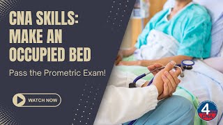 Make an Occupied Bed CNA Skill Prometric [upl. by Yahiya]