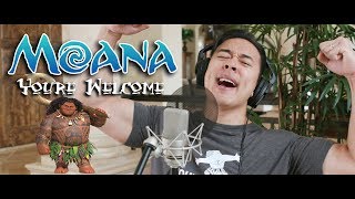 YOURE WELCOME  Disneys MOANA  Dwayne quotThe Rockquot Johnson DTSings Cover [upl. by Renferd]