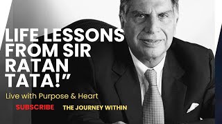 The Life Changing Lessons Sir Ratan Tata Left Behind [upl. by Arhez]