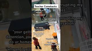 Best teacher comebacks school funny [upl. by Darbee]