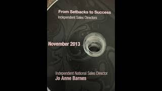 From Setbacks to Success Jo Anne Barnes [upl. by Ahtnama873]