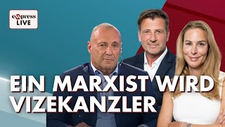 SchwarzroteKoalition könnte linkslinken Vizekanzler bringen  exxpress live am 25 Oktober 2024 [upl. by Aisila]