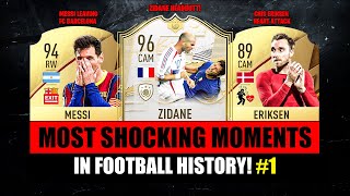 Most SHOCKING MOMENTS in FOOTBALL HISTORY 😵😱 [upl. by Assiran476]