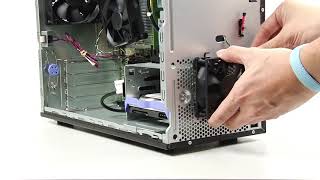 Lenovo ThinkSystem ST50 installing a front fan [upl. by Gauntlett]